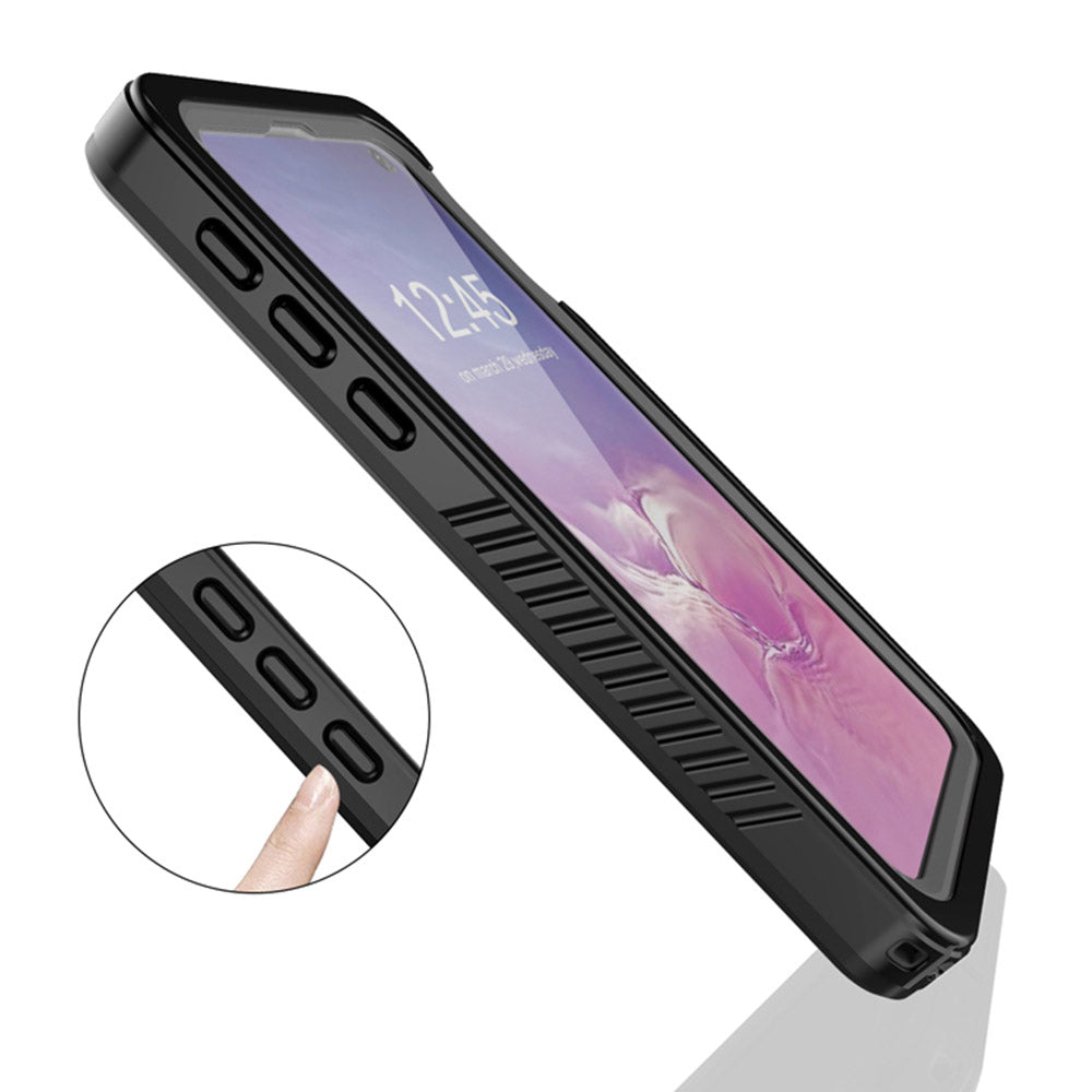 FS Series For Samsung Galaxy S10e IP68 Waterproof Snorkeling Clear Case Anti-Fall Full Protection Phone Cover FS Series For Samsung Galaxy S10e IP68 Waterproof Snorkeling Clear Case Anti-Fall Full Protection Phone Cover